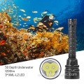 Powerful IPX8 Diving 50M 1200 Lumens Flashlight